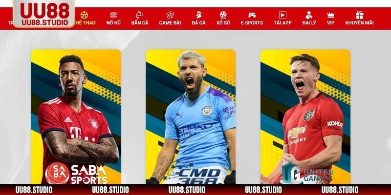 2 nhà cung cấp đình đám hợp tác với sảnh thể thao tại UU88